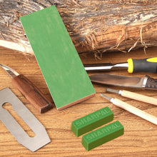 Carica l'immagine nel visualizzatore di Gallery, SHARPAL 208H 110g Pasta per lucidare verde fine per l'affilatura di tutti i coltelli, Pasta per affilare per il cuoio (c
