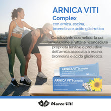 Carica l'immagine nel visualizzatore di Gallery, Marco Viti Arnica Viti Complex, 100 ml, Emulsione Lenitiva a Rapido Assorbimento, Con Arnica 5 percento, Escina, Bromeli