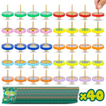 Carica l&#39;immagine nel visualizzatore di Gallery, Trottola Bambini Pack 40 Gadget Compleanno Bambini - BONNYCO | Regalini Fine Festa Compleanno, Gadget Compleanno Bambina Bambino, Regalini Compleanno Bambini Invitati Pensierini per Bambini Dopo Festa