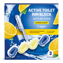 Carica l'immagine nel visualizzatore di Gallery, by Amazon Blocco per bordo WC, giallo limone 3 pack