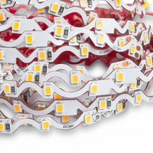 Carica l'immagine nel visualizzatore di Gallery, Mextronic Striscia LED a zig-zag 2835Z bianco freddo (6000k) 48W 5m 24V IP20