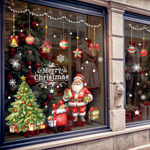 Carica l'immagine nel visualizzatore di Gallery, Edonkvi Adesivi Natalizi per Finestre 86 Pezzi, Vetrofanie Natalizie Grandi Decorazioni Natale Casa, Riutilizzabili Fiocchi di Neve Stickers Decalcomanie per Addobbi Vetrine Negozio Ufficio Porte