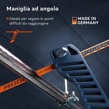 Carica l'immagine nel visualizzatore di Gallery, Presch Mini Seghetto per Metallo flessibile 300mm - a mano 3 in 1 con lama - Impugnatura regolabile - Piccola sega per f