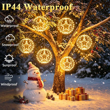 Carica l'immagine nel visualizzatore di Gallery, Joycome 2 Pezzi Sfere Luminose Natalizie 30CM 200 LED Stella Palla Luminosa