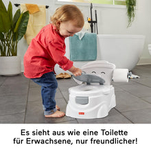 Carica l'immagine nel visualizzatore di Gallery, Fisher Price La Mia Prima Toilette, Vasino per Bambini con 2 Diverse...