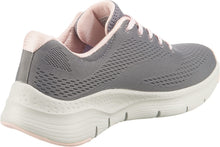 Carica l'immagine nel visualizzatore di Gallery, Skechers Arch Fit Big Appeal, Scarpe da Ginnastica Donna, Grigio Gray Knit Mesh Pink Trim, 37 EU