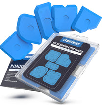 Carica l'immagine nel visualizzatore di Gallery, Spatola per Silicone Set 5 Pezzi Raschietto Lisciatore Fughe Bagno Cucina