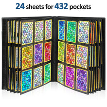 Carica l'immagine nel visualizzatore di Gallery, Raccoglitore Carte da Gioco, 24 Fogli 432 Tasche Album Carte Collezionabili