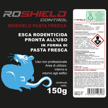 Carica l'immagine nel visualizzatore di Gallery, Roshield Super Forte Veleno per Topi e Ratti, Veleno per Topi Professionale, Esca Topicida Ratticida in Bustine di Pasta
