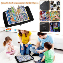 Carica l'immagine nel visualizzatore di Gallery, Raccoglitore Carte, Album, 50 Pagine con Maniche Rimovibili e Cerniera, Può Contenere 400 Carte, Porta Carte, Album Cartella da Collezione Regalo per Bambini