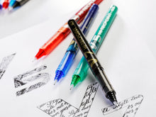 Carica l'immagine nel visualizzatore di Gallery, PILOT - Set di 4 V5 - Penna roller con Inchiostro liquido e punta Fine per una scrittura fluida e precisa - Asciugatura 