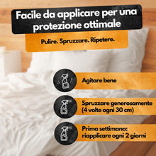 Carica l'immagine nel visualizzatore di Gallery, Spray Antipidocchi - 500 ml - Spray antipidocchi per tessuti e mobili - Protezione con estratto di eucalipto e crisantem