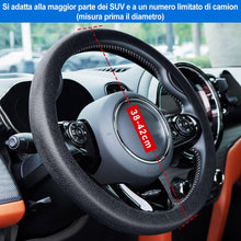 Carica l'immagine nel visualizzatore di Gallery, Spurtar Coprivolante Auto Silicone Nero Universale Copri Volante Auto
