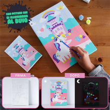 Carica l'immagine nel visualizzatore di Gallery, BONNYCO Dipingere Con I Numeri Bambini Unicorno, 3 Pezzi Tele Unicorno Bambina Regalo, Kit Lavoretti Creativi per Bambini, Paint by Numbers | Idee Regalo Bambina Bambino, Giochi Bambina Unicorno