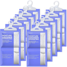 Carica l'immagine nel visualizzatore di Gallery, CONOPU 10 Pack x 248g(2.5kg) Deumidificatori Armadio, per Eliminare Assorbire Umidità, per Seminterrati, Armadi, Lavanderie, contro Odore Sgradevole Confezioni Senza Profumo