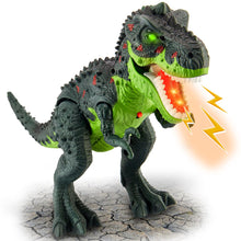 Carica l&#39;immagine nel visualizzatore di Gallery, HYAKIDS T Rex Dinosauro Giocattolo con Acqua Spray, Giochi Dinosauri per Bambini 3 4 5 6 Anni, Tyrannosaurus Rex, Cammina, Luci e Suoni, Dinosauro Gigante Regalo per Ragazzi Ragazze