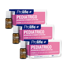 Carica l'immagine nel visualizzatore di Gallery, Prolife Pediatrico - Integratore di Fermenti Lattici con Bifidobatteri, 3 Miliardi di Fermenti per Dose, 3 Pack da 10 Fl