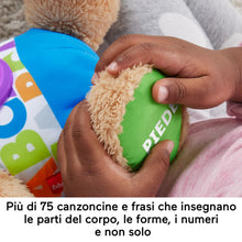 Carica l&#39;immagine nel visualizzatore di Gallery, Fisher-Price - Il Cagnolino Smart Stages Ridi &amp; Impara, morbido peluche educativo per imparare le prime paroline, con 75+ canzoni, luci e melodie, 6+ mesi, Versione italiana, FPM51