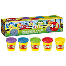 Carica l&#39;immagine nel visualizzatore di Gallery, Play-Doh Hasbro, Torna a Scuola, Giochi per Bambini da 2 Anni in su, Confezione da 5 vasetti da 112 g di Pasta modellabile atossica, Giocattolo per Le attività artistiche e manuali