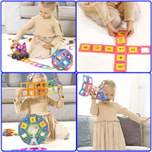 Carica l'immagine nel visualizzatore di Gallery, Condis Costruzioni Magnetiche Bambini 120 Pezzi, 3 - 8 anni Giocattoli con Calamite Educativi Regalo Montessori