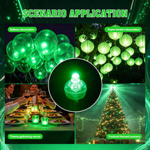 Carica l'immagine nel visualizzatore di Gallery, 50 Pezzi Mini LED Palloncini Luci, Rotondo Lampada a Palloncini Luminosi