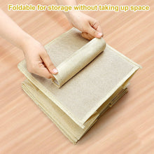 Carica l'immagine nel visualizzatore di Gallery, AiQInu Organizer Armadio da Appendere, Portatutto da Appendere con 3 Scomparti, Organizzatore Armadio, Lavabile Pieghevole, Salvaspazio Portaoggetti, Beige-3, 60x27x27cm