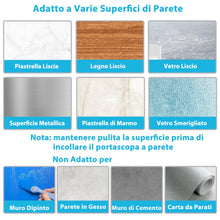 Carica l'immagine nel visualizzatore di Gallery, HOMEASY Portascope da Muro Adesivo 4 Pezzi, Acciaio Inox, Argento