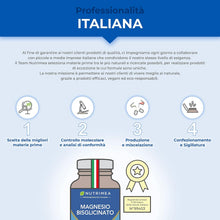 Carica l'immagine nel visualizzatore di Gallery, Magnesio Bisglicinato 1500 mg con Vitamina B6 | 90 Capsule | Nutrimea