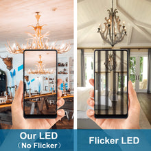 Carica l'immagine nel visualizzatore di Gallery, E14 LED Dimmerabile a Forma di Candela 4W,Lampadine a Candela a LED Vintage Bianco Caldo 2700K,Sostituisce 40W,per Lampa