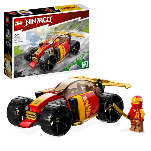 LEGO NINJAGO Auto da Corsa Ninja di Kai - EVOLUTION, Set 2in1 con Macchina Giocattolo e Fuoristrada, Giochi per Bambini e Bambine dai 6 Anni in su 71780