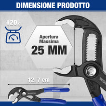 Carica l'immagine nel visualizzatore di Gallery, WORKPRO Pinza Regolabile da 12,7 cm, con Ganascia a V