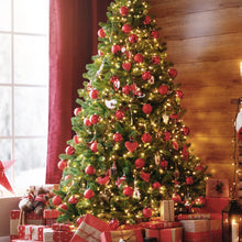 Carica l'immagine nel visualizzatore di Gallery, SALCAR Luci Albero Natale, 2M 8 Fili 280 LED Luci Decorazione Natale per Albero con Anello, 8 Modalità, Impermeabile IP44 Luminarie Natalizie Cascata per Interno Esterno, Bianco Caldo