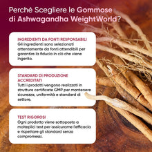 Carica l'immagine nel visualizzatore di Gallery, Ashwagandha Gommose 1200mg, 120 Caramelle Vegane (2 Mesi di Fornitura)