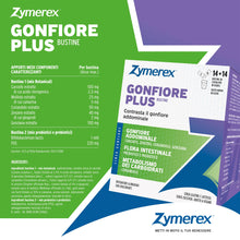 Carica l'immagine nel visualizzatore di Gallery, Zymerex GONFIORE PLUS | 14+14 bustine | Gonfiore addominale | Probiotici e prebiotici | Equilibrio flora intestinale | M