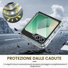 Carica l'immagine nel visualizzatore di Gallery, Doeshine Cover per Samsung Galaxy Z Flip 6 con Mag-Safe, Cover Sottile con Protezione dello Schermo, Rigida PC e Bordi i