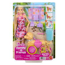 Carica l'immagine nel visualizzatore di Gallery, Barbie Set con Cane a Passeggio e Bambola Malibu