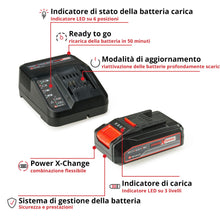 Carica l'immagine nel visualizzatore di Gallery, Einhell Original PXC 18V 2,5 Ah Starter-Kit