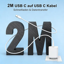 Carica l'immagine nel visualizzatore di Gallery, 45W Caricatore USB C, Caricatore USB C Rapido con 2M Cavo Type C per Samsung Galaxy S26 S25 S24 S23 S22 Ultra S20fe A56 