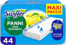 Carica l'immagine nel visualizzatore di Gallery, Swiffer Wet Lavapavimenti, Adatto a Tutti i Pavimenti, 44 Panni Umidi