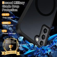 Carica l'immagine nel visualizzatore di Gallery, Tawarror MagSafe Cover Magnetica per Samsung Galaxy S21, Traslucida Nero