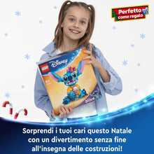 Carica l&#39;immagine nel visualizzatore di Gallery, LEGO Disney Stitch, Gioco di Fantasia per Bambine e Bambini da 9 Anni in su, Personaggio con Parti Mobili, Camicia e Cono Gelato da Costruire, Giocattolo Fantasy, Idea Regalo Divertente dal Film 43249