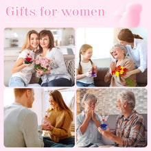 Carica l'immagine nel visualizzatore di Gallery, Miofula Rosa Stabilizzata Vera Regalo Donna Compleanno,Rosa Eterna Figurine Angelo Regalo Mamma Nonna,Fiori Stabilizzati Regalo Anniversario per Lei,Regali Natale Donna San Valentino Regali Fidanzata