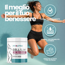 Carica l'immagine nel visualizzatore di Gallery, Crema Anticellulite Forte Rassodante Tonificante Effetto Freddo 550ml, Body Cream con Caffeina, Mentolo e Fosfatidilcoli