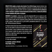 Carica l'immagine nel visualizzatore di Gallery, Pre Workout Potente con Vitamine B3, B6, B12 | 510g | Nutrimea