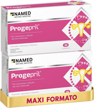 Carica l'immagine nel visualizzatore di Gallery, NAMED Progepril Integratore Alimentare Naturale per Benessere Femminile | Supporto per Ciclo Mestruale e Menopausa | Integratori Stanchezza e Vitalità | 2 Confezioni da 28 Compresse