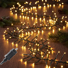 Carica l'immagine nel visualizzatore di Gallery, Catena Luminosa da Esterno 3 metri 150LED Luci Decorative a Grappolo Elettrica 31V con Timer, Luci Natale Esterno e Inte