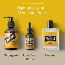 Carica l'immagine nel visualizzatore di Gallery, Proraso Detergente Barba Wood and Spice, 200ml
