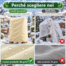 Carica l'immagine nel visualizzatore di Gallery, Diealles Shine Cappuccio Protezione Piante 2 Pezzi 240x200cm, con Cordino di Fissaggio per Piante in Vaso（Beige）