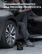 Carica l'immagine nel visualizzatore di Gallery, AstroAI Compressore Aria Portatile S1 150 PSI, Gonfiatore Digitale per Pneumatici per Auto 12V, Gonfiatore per Pneumatici per Auto Elettrica con Schermo LCD per Auto, Bicicletta, Moto, Palla, ECC