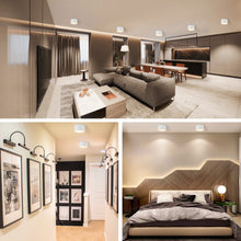 Carica l'immagine nel visualizzatore di Gallery, Faretti LED Soffitto 6W 560LM Faretti da Soffitto 4000K Luce Naturale Plafoniera led Soffitto Ø84x50mm Lampada da Soffit